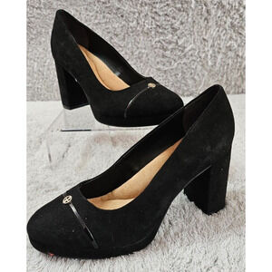 NEW‎ Giani Bernini Shoes 7M Black Suede Vara Memory Foam Pumps Heels